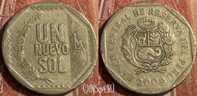 Перу 1 новый соль 2009 года, KM# 308.4, s474s-031