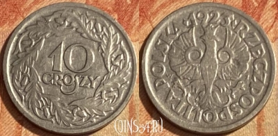 Польша 10 грошей 1923 года, Y# 11, 463q-491