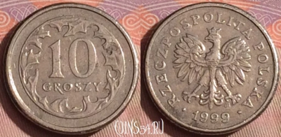 Польша 10 грошей 1999 года, Y# 279, 241k-082