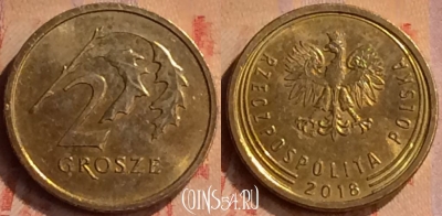 Польша 2 гроша 2018 года, 414-087