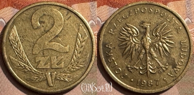 Польша 2 злотых 1987 года, Y# 80.2, 306s-064