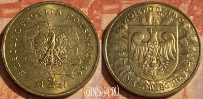 Польша 2 злотых 2004 года, Y# 489, 463q-444 ♛