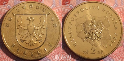 Польша 2 злотых 2004 года, Y# 493, 175-020
