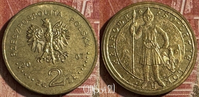 Польша 2 злотых 2007 года, Y# 594, 505s-031