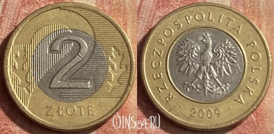 Польша 2 злотых 2009 года, Y# 283, 126p-040