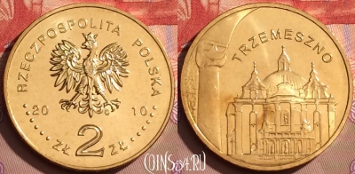 Польша 2 злотых 2010 года, Y# 752, UNC, 081l-056