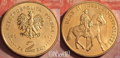 Польша 2 злотых 2011 года, Y# 7809, UNC, 173k-045
