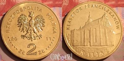 Польша 2 злотых 2011 года, Y# 806, UNC, 081l-069