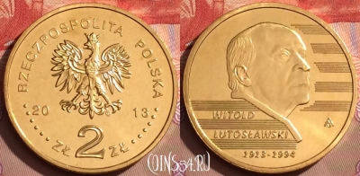 Польша 2 злотых 2013 года, Y# 870, UNC, 081l-099