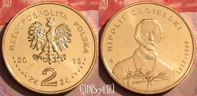Польша 2 злотых 2013 года, Y# 880, UNC, 081l-084