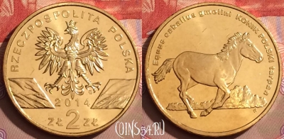 Польша 2 злотых 2014 года, Y# 896, UNC, 082l-007