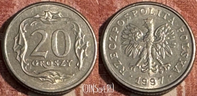 Польша 20 грошей 1997 года, Y# 280, 102s-111