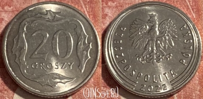 Польша 20 грошей 2022 года, 429r-086