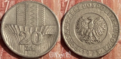 Польша 20 злотых 1973 года, Y# 67, 463r-317