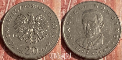 Польша 20 злотых 1976 года, Y# 69, 264r-025