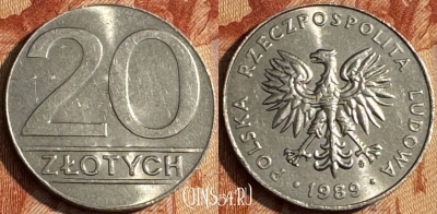 Польша 20 злотых 1989 года, Y# 153.2, 152s-066