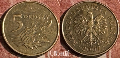 Польша 5 грошей 2007 года, Y# 278, 104s-119