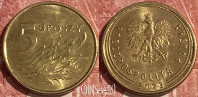 Польша 5 грошей 2023 года, 425r-043