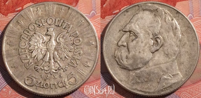 Польша 5 злотых 1935 года, Серебро, Y# 28, a158-080
