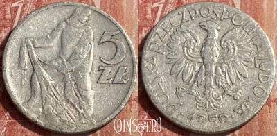 Польша 5 злотых 1959 года, Y# 47, 463r-313