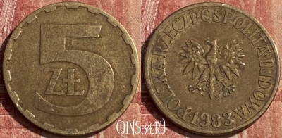 Польша 5 злотых 1983 года, Y# 81.1, 463r-085