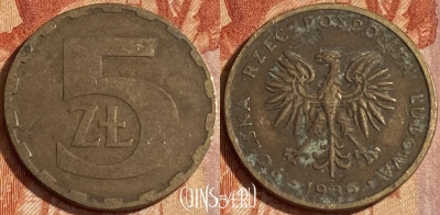 Польша 5 злотых 1986 года, Y# 81.2, 462r-298