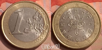 Португалия 1 евро 2018 года, KM# 766, UNC, 229m-128