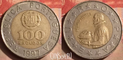 Португалия 100 эскудо 1997 года, KM# 645, 447-030