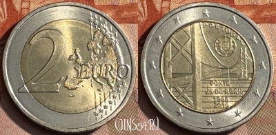 Португалия 2 евро 2016 года, KM# 866, 468s-643