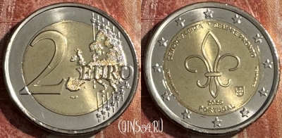 Португалия 2 евро 2025 г., Скаутское движение, UNC, 506s-065