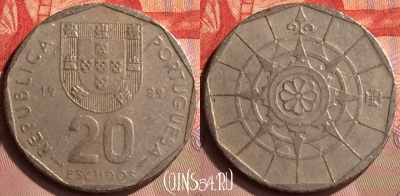 Португалия 20 эскудо 1989 года, KM# 634, 416-016