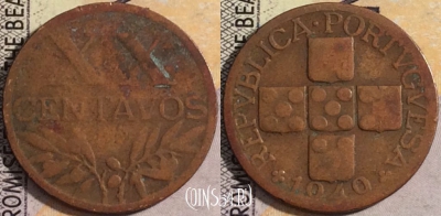 Португалия 20 сентаво 1949 года, KM# 584, 051-022
