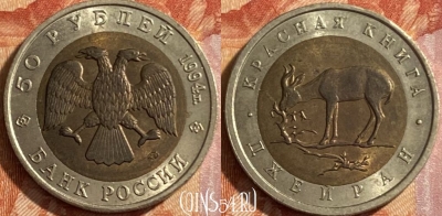 Россия 50 рублей 1994 года, Y# 369, 469-013