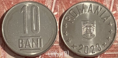 Румыния 10 бань 2023 года, 366r-090 ♛