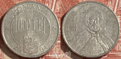 Румыния 1000 лей 2004 года, KM# 153, 482р-135