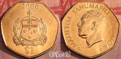 Самоа 1 тала 2006 года, KM# 135, UNC, 103j-022