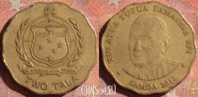 Самоа 2 тала 2011 года, KM# 178, 152i-121