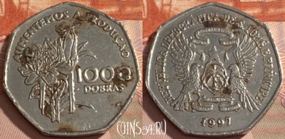 Сан-Томе и Принсипи 1000 добр 1997, KM# 90, 380r-124