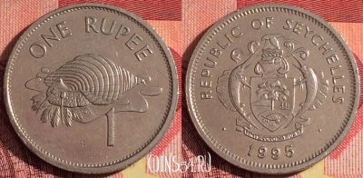Сейшельские Острова 1 рупия 1995 года, KM# 50, 252i-039