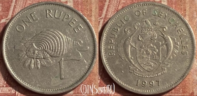 Сейшельские Острова 1 рупия 1997 года, KM# 50, 092p-100