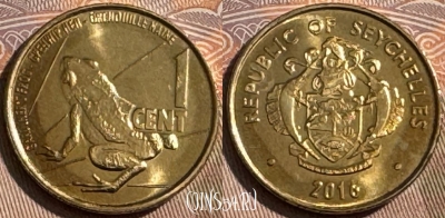 Сейшельские Острова 1 цент 2016 года, UNC, 510s-041