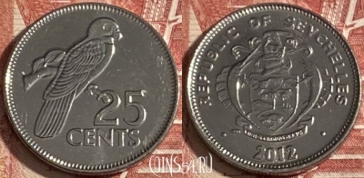 Сейшельские Острова 25 центов 2012 г., KM# 49a, 328r-118