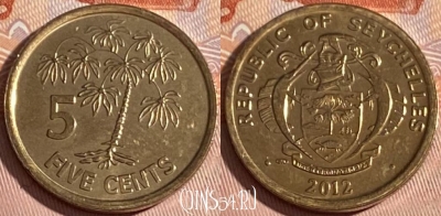 Сейшельские Острова 5 центов 2012 г., 314r-003