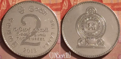 Шри-Ланка 2 рупии 2013 года, 368k-111
