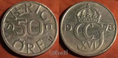 Швеция 50 эре 1978 года, 47-113