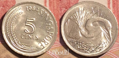 Сингапур 5 центов 1984 года, KM# 2, 074c-131
