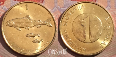 Словения 1 толар 2004 года, KM# 4, 164b-061