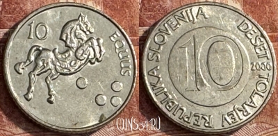 Словения 10 толаров 2000 года, KM# 41, 254t-014 ♛