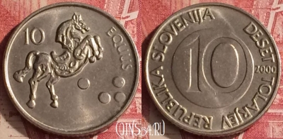 Словения 10 толаров 2000 года, KM# 41, 454o-020