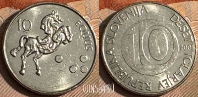 Словения 10 толаров 2005 года, KM# 41, s162t-016 ♛